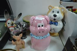 Novelty Biscuit Barrels and a Donkey Planer
