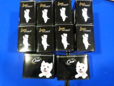 *Ten Cesar Dog Food Tins