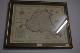 Hand Drawn Map of East Yorkshire - Doomsday Englan