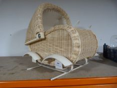 *Small Wicker Ornamental Pram