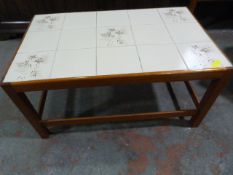 Tiled Top Coffee Table