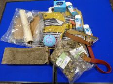 *Pet Products; Scratching Post, Dog Shampoo, Leather Collars, etc.