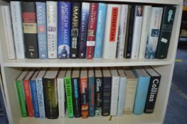 Two Shelves of Hardback Books; Politics, History,