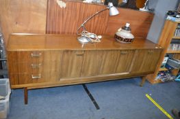 Retro Teak Sideboard with Bi-Folding Doors