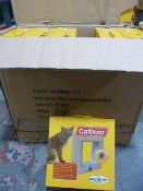 Box of 12 Four Way Locking Medium Pet Doors