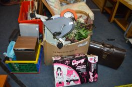 Assorted Household Goods; Briefcase, Exercise Mach