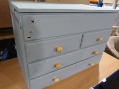 Small Painted Three Drawer Chest