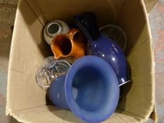 Box of Jugs, Vases, etc.