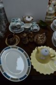 Mid Winter part Tea Set plus Retro Pottery