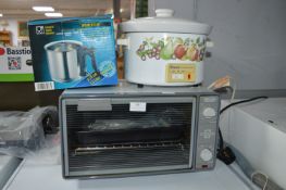 Delonghi Mini Oven, Swan Slow Cooker, and a Simmer