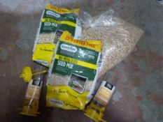 *Bird Seed and Feeders