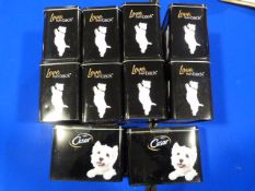 *Ten Cesar Dog Food Tins