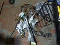 *Quantity of Metal Plant Stands and Hanging Basket Brackets