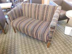 * 2 x stripped sofas
