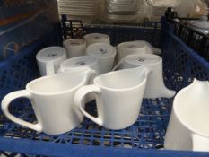 * 10+ white milk jugs