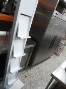 * A4 POS stand - metal/heavy. Ideal for brochures, leaflets etc - with 4 x shelves