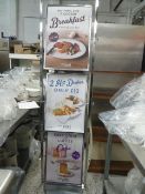 * S/S A3 poster display stand