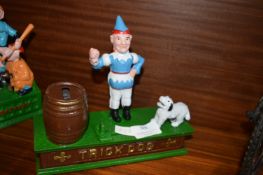 Cast Iron Automaton Money Box - Trip Dog