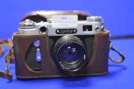 Zorki-6 SLR Camera with Jupiter 8 2/50 Lens