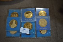Ten William Wilberforce Bronze Medallions