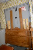 Pine Double Bed Frame 4'6