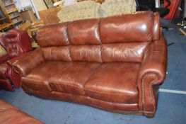 Three Seat Leather Sofa
