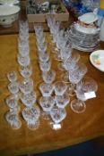 Crystal Wine Glasses etc.