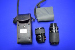 Two Sigma Zoom Lenses 1-4.5/5.6 F 80-200mm plus 1:2.8-4 F35-70mm