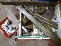 Quantity of Steel Bright Square Bar and Aluminium