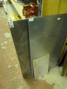 Two Sheets of 1000x500x0.6mm Galvanised Sheet and