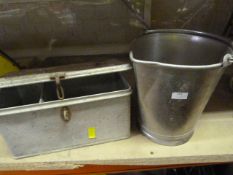 Aluminium Box and Stainless Steel Bucket