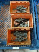 Three Small Boxes of Lathe Tool Holders with Cutte