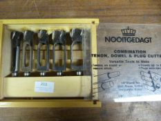 Combination Tenon, Dowel and Plug Cutters