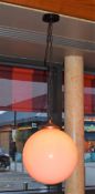 4 x Suspended Globe Light Fittings - CL470 - Location: Crawley RH10 Please note that this lot will