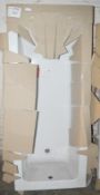 1 x Kensington Bath Tub - 1700x700mm - High Quality White Acrylic Single End Bath Tub - Unused Stock