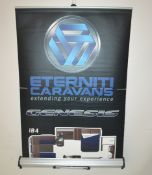 6 x Roll Up Advertising Banners - Ref: BLT387 - CL011 - Location: Altrincham WA14