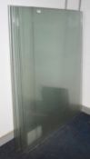 12 x Sheets of Clear Perspex - Height 123 cm x Largest Width 139 cms - Ref FE241 ODS - CL480 -