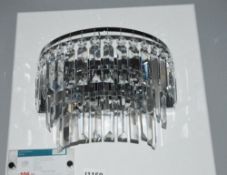 Layla Crystal Chiesal Wall Chandelier - Ex Display Stock - CL298 - Ref: J1159 - Location: Altrincham