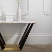 1 x PORADA Sayre Console Table (Base Only) - Ref: 5568974 NP2/18 - CL011 - Location: Altrincham WA14