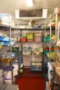 5 x Cold Room Storage Shelves in Chrome - Various Sizes Included - CL470 - Location: Crawley