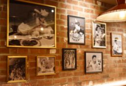 Approx 70 x Framed Pictures From American Italian Themed Restaurant - Various Sizes Included - CL470