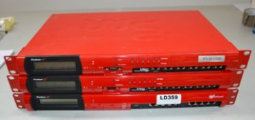 3 x Red Watchguard Firebox Security System's - Ref: LD359 - CL409 - Altrincham WA14