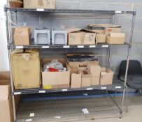 1 x Three Tier Shelf With Contents - Ref PA234 - CL463 - Location: Altrincham WA14