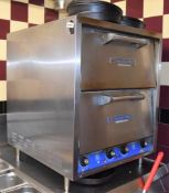 1 x Bakers Pride Bake and Roast Pizza Oven - Stainless Steel Exterior - Ref491 - H72 x W70 x D71 cms