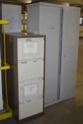 4 x Assorted Metal Office Storage Cabinets - Ref FE205 WH - CL480 - Location: Nottingham NG15THIS IS