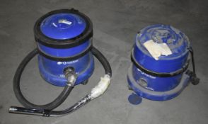 2 x QuickClean Commercial Vacuum Cleaners - Ref FE270 - CL480 - Location: Nottingham NG15