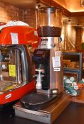 1 x LaCimbali Espresso Italiano Automatic Coffee Grinder With Knocking Box - Stainless Steel