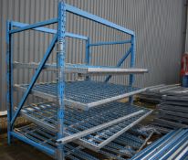 Large Amount of Box Conveyor Racking System - Includes Approx 74 x Uprights (245x120cms) Plus