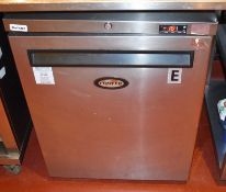 1 x Williams Undercounter Single Door Freezer With Stainless Steel Finish - Model LR150-A - H65 x