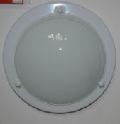 1 x Jupiter 1 Light Flush Ceiling Light White - CL364 - Ref: PAL Edin/3 12625 - Location: